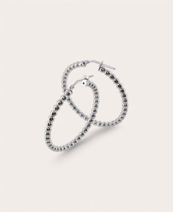 ARIEL GM, Créole Argent, Diamètre 3 GM Boule
