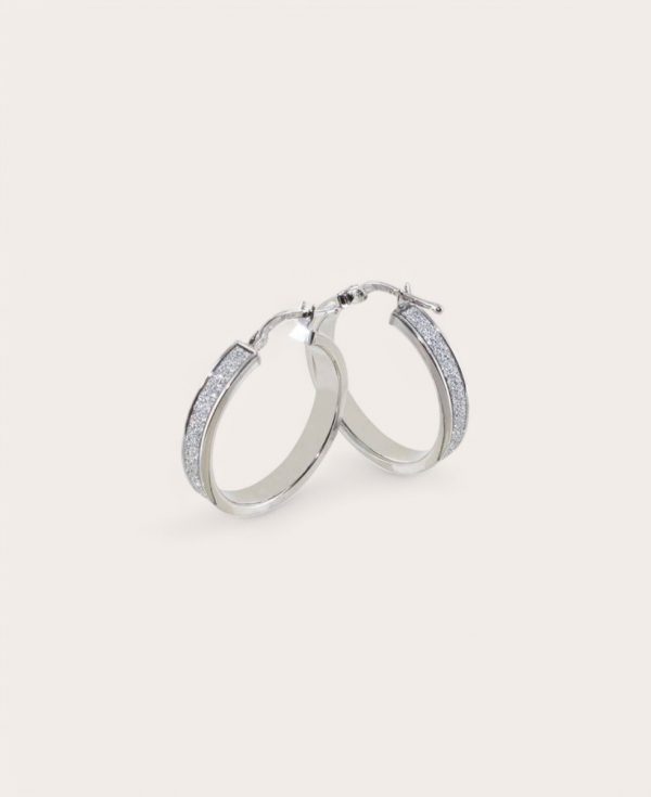 Elara, Créole Argent, Tube 4 mm