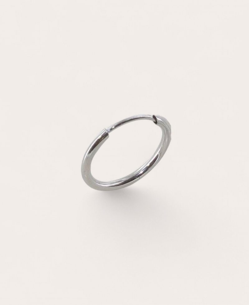 Elio, CREOLES A L'UNITE FLEXIBLES RONDE FIL 1.20 DIAM 10 OR BLANC