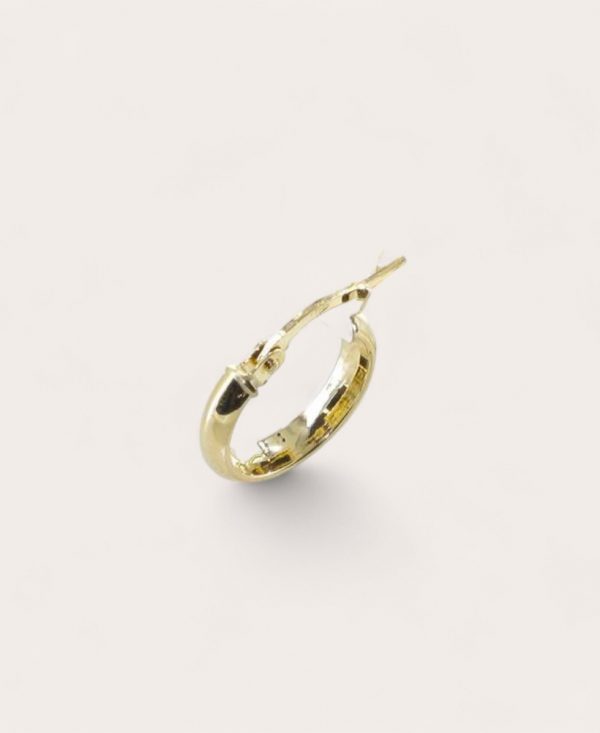 Jules, CREOLES A L'UNITE DEMI-JONC LISSES 3MM DIAM 15