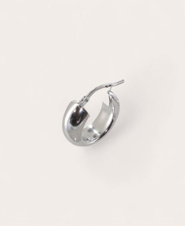 Raphael, CREOLES A L'UNITE DEMI-JONC 6*3 MM DIAM 10 AG RH